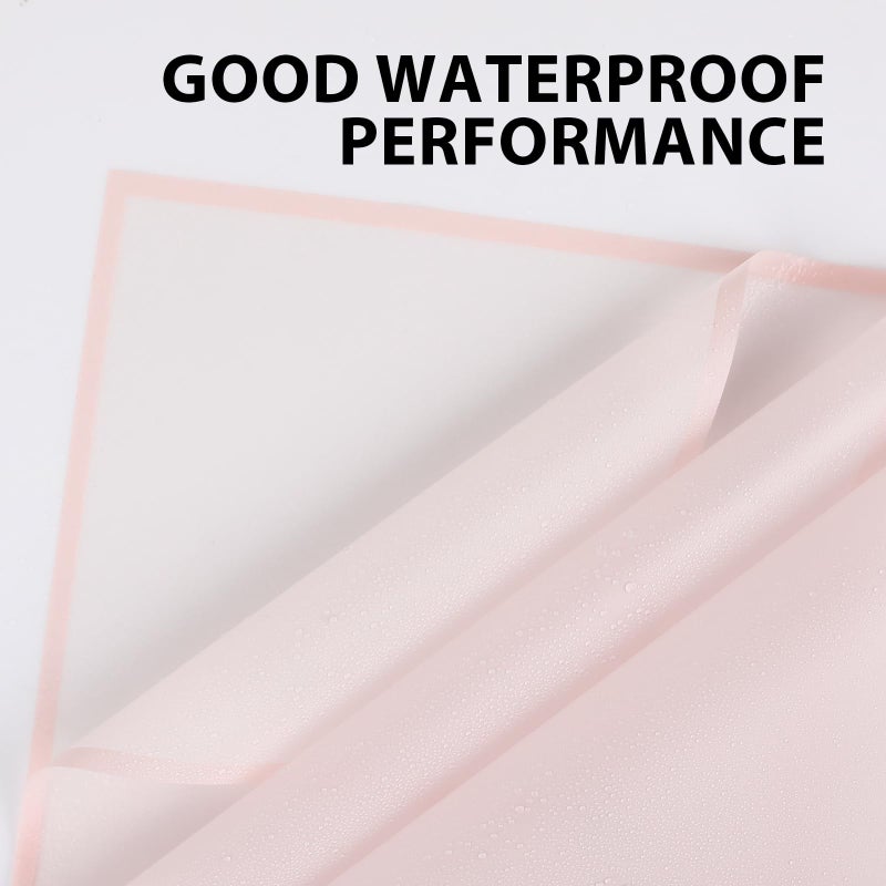 FUHITIM 20 Sheets Flower Wrapping Paper - Waterproof Floral Bouquet Packaging Paper for DIY Crafts - Image 3